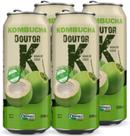 Kit Com 04 - Kombucha Orgânica Sabor Água de Coco 350ml DRK