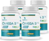 Kit Com 04 - Ômega 3 MEG-3 (18% EPA 12% DHA) 60 Capsulas de 1000mg TuttiFlora Kit Com 04 - Ômega 3 MEG-3 (18% EPA 12% DHA) 60 Capsulas de 1000mg TuttiFlora