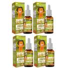 Kit Com 04 - Zintrix Zinco em Gotas 20ml Sabor Morango Kids Flora Nativa Kit Com 04 - Zintrix Zinco em Gotas 20ml Sabor Morango Kids Flora Nativa