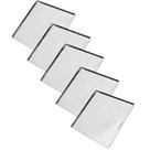 Kit com 05 Assadeiras Lisas 35x35cm Alumínio Imeca - Cód 06084