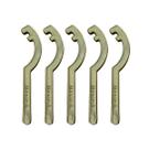 Kit Com 05 Chave Storz Em Latão Dupla 1.1/2 X 2.1/2 Hidrante