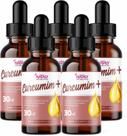 Kit Com 05 Curc+ Colágeno Tipo II em Gotas 30ml Nataly