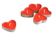 KIT com 05 MINI VELAS formato CORAÇÃO