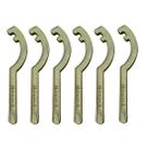 Kit Com 06 Chave Storz Em Latão Dupla 1.1/2 X 2.1/2 Hidrante
