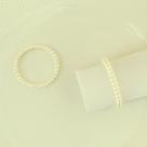 Kit com 06 ou 12 Argola de Guardanapo Perolas Para Casamento Mesa Posta