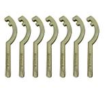 Kit Com 07 Chave Storz Em Latão Dupla 1.1/2 X 2.1/2 Hidrante