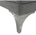 Kit Com 07 Pés Curve De Alumínio 15cm P/ Sofá, Poltrona E Puffs