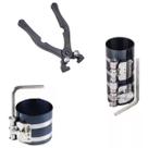 kit com 1 Alicate Saca Conector + 1 Cinta P/ Anéis De Pistão 3 + 1 Cinta P/ Aneis De Pistão 6