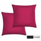 Kit com 1 até 10 Capas de Almofadas: Pink / Rosa - 40x40 - Decorativa Para Sala / Sofá / Quarto / Ca