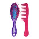 Kit Com 1 Escova De Cabelo Oval E 1 Pente Pequeno Bonitta