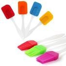 Kit com 1 Espátula e 1 Pincel Culinário De Silicone Para Pães E Bolos Cozinha
