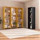 Kit com 1 Estante Livreiro 11 Nichos Odelia e 1 Estante Modular 4 Nichos Calum
