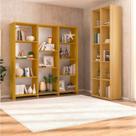 Kit com 1 Estante Livreiro 11 Nichos Odelia e 2 Estantes Modulares 5 Nichos Liverpool