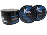 Kit com 1 Gel Cola + 2 Pomadas Hold Ksial