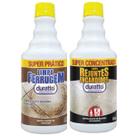 KIT COM 1 LIMPA FERRUGEM DURATTO 500ml + 1 LIMPA REJUNTES PISOS DURATTO 500ml