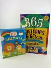 Kit Com 1 Livro 365 Historias Bíblicas E Uma Bíblia Do Bebê