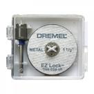 Kit com 1 Mandril e 5 Discos para Metal EZ406 EZ Lock Dremel