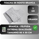 Kit com 1 - toalha de rosto 80x50cm excelente qualidade catarinense cabeleireiros 100% algodão Kit com 1 - toalha de rosto 80x50cm excelente qualidade catarinense cabeleireiros 100% algodão