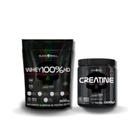 Kit com 1 Whey HD 900g + 1 Creatina 300g - Black Skull