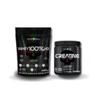 Kit com 1 Whey HD 900g Black Skull e 1 Creatine 300g Black Skull
