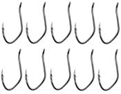 Kit Com 10 Anzois Anzol Super Cat Fish 12/0 Crow Piraiba Pirarara Pirarucu