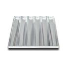 Kit com 10 Assadeiras Onduladas 58x70 c/ 6 Ondas Alumínio - Modelo Fit - Imeca.
