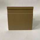 Kit com 10 Barras Rodapé de Poliestireno 10cmX15mm Frisado Color 24m