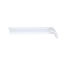 Kit com 10 Barras Rodateto de Poliestireno 3,5CMX35MM Liso 20m Branco Riplain