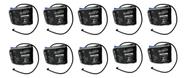 Kit Com 10 Braçadeiras 33x43cm Alta Qualidade - G-tech Preto