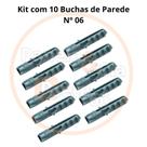 Kit com 10 buchas nº6 Kit com 10 buchas nº6