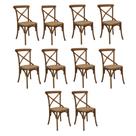 Kit com 10 Cadeiras de Jantar Katrina