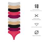 Kit Com 10 Calcinha Corte Laser Tanga Sortidas Kit Com 10 Calcinha Corte Laser Tanga Sortidas