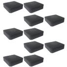 Kit com 10 Calços De Borracha Maciços 100x100x25mm Anti-Vibração Impacto Borrachas Londrina Kit com 10 Calços De Borracha Maciços 100x100x25mm Anti-Vibração Impacto Borrachas Londrina