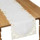 Kit Com 10 Caminho De Mesa Bege 38X130Cm Rafimex