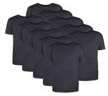 Kit com 10 Camisetas Básicas Algodão Chumbo Tamanho GG Kit com 10 Camisetas Básicas Algodão Chumbo Tamanho GG