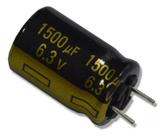 Kit Com 10 Capacitor Eletrolítico 1500uf 6.3v 10x16mm Kit Com 10 Capacitor Eletrolítico 1500uf 6.3v 10x16mm