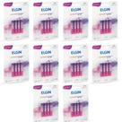 Kit com 10 cartelas de pilhas recarregaveis aaa 900mah c/4 82169 elgin