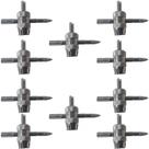 Kit Com 10 Chave Ventil Saca Válvula Extrator Pneu Ômega 4X1