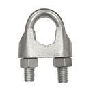 Kit com 10 Clips Grampo Leve para Cabo de Aço 3/8" - Fischer