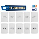 Kit com 10 Conjuntos Tomada 4x2 20a B3 Margirius