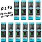Kit com 10 Controle Universal Para Tv Todas As Marcas Led Smart Lcd