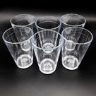 Kit com 10 Copos Boteco Brasil Transparente Cristal 190 ml Poliestireno super resistente