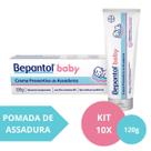 Kit com 10 Cremes Pomada de Assadura 120gr Cada - Bepantol Kit com 10 Cremes Pomada de Assadura 120gr Cada - Bepantol