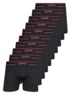 Kit com 10 Cuecas Boxer Lupo 17800-001 Plus Size