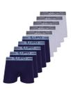 Kit com 10 Cuecas Boxer Lupo 784-016 Colorido Kit com 10 Cuecas Boxer Lupo 784-016 Colorido