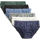 Kit com 10 cuecas normal adulto modelo slip de algodão sortidas.
