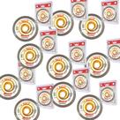 Kit com 10 Discos Uzzy Diamantado Spider para Porcelanato 110 10 22 mm