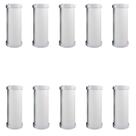 Kit Com 10 Elementos Filtrante Lisos 7" Com Acabamento