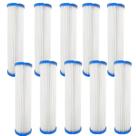 Kit Com 10 Elementos Plissados 9 3/4 1/2