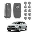 Kit Com 10 Emblemas Adesivo 14mm Para Chave VW Volkswagen Kit Com 10 Emblemas Adesivo 14mm Para Chave VW Volkswagen